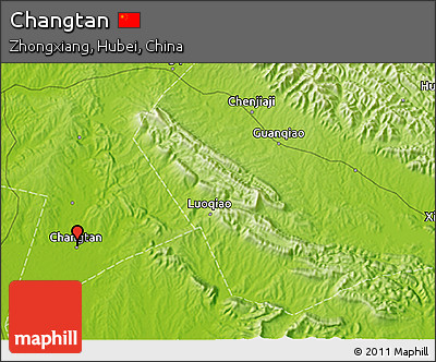 Physical 3D Map of Changtan