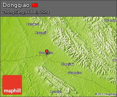 Physical 3D Map of Dongqiao