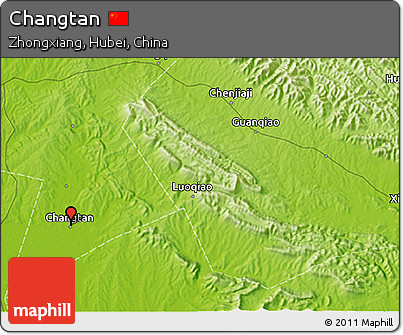 Physical 3D Map of Changtan
