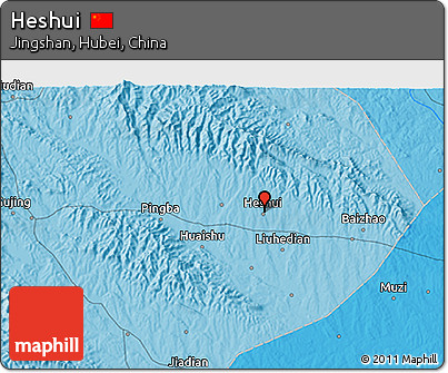 Political 3D Map of Heshui