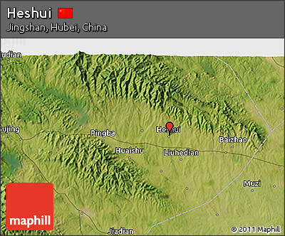 Satellite 3D Map of Heshui