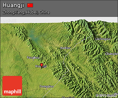 Satellite 3D Map of Huangji