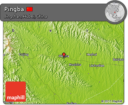 Physical Map of Pingba