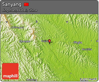 Physical Map of Sanyang