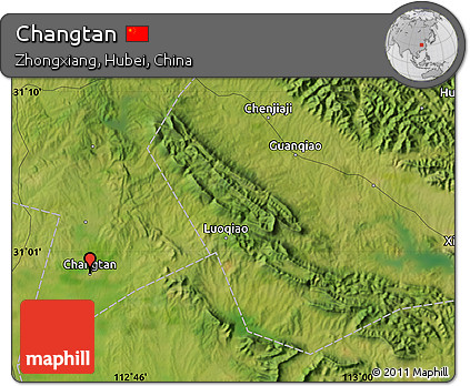 Satellite Map of Changtan