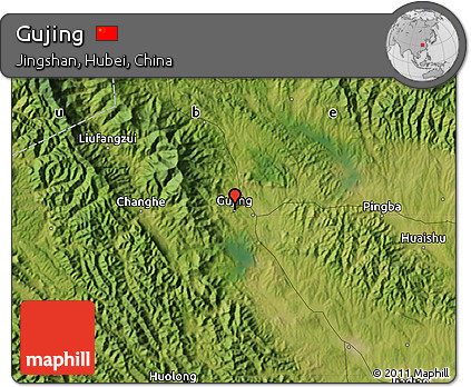 Satellite Map of Gujing