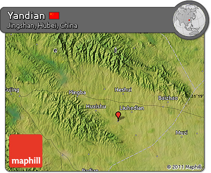 Satellite Map of Yandian