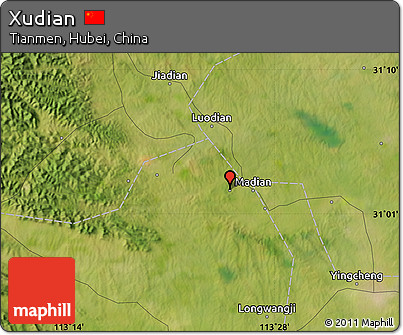 Satellite Map of Xudian