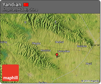 Satellite Map of Yandian