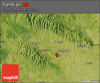 Satellite Map of Yandian