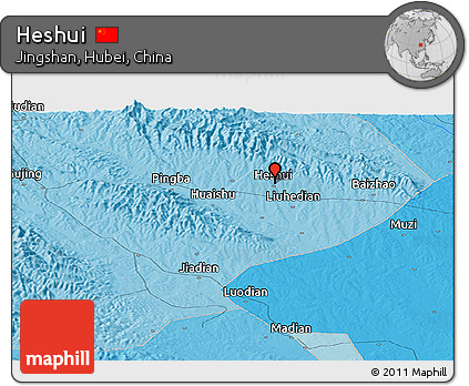 Political Panoramic Map of Heshui