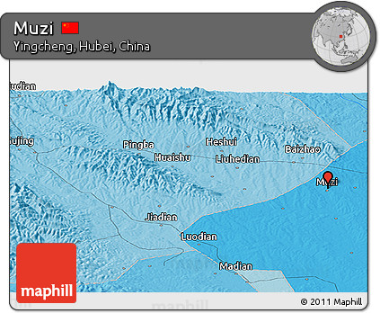 Political Panoramic Map of Muzi