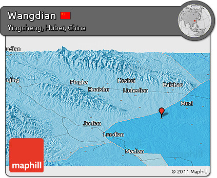 Political Panoramic Map of Wangdian