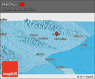 Political Panoramic Map of Heshui