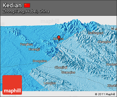 Political Panoramic Map of Kedian