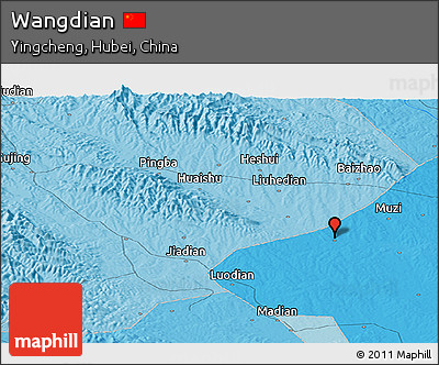 Political Panoramic Map of Wangdian