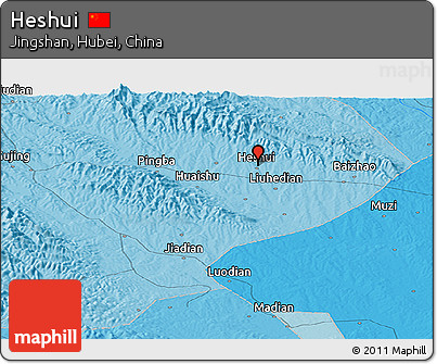 Political Panoramic Map of Heshui