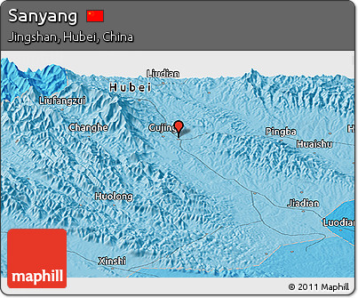 Political Panoramic Map of Sanyang