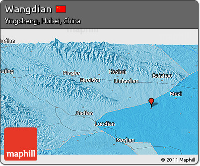 Political Panoramic Map of Wangdian