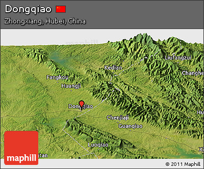 Satellite Panoramic Map of Dongqiao