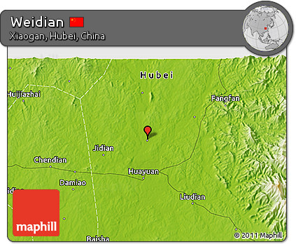 Physical 3D Map of Weidian