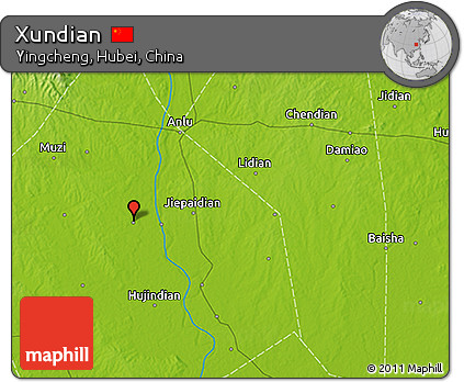 Physical 3D Map of Xundian