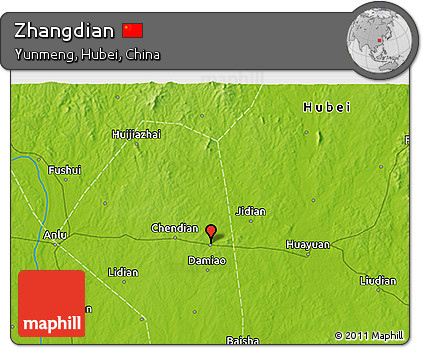 Physical 3D Map of Zhangdian