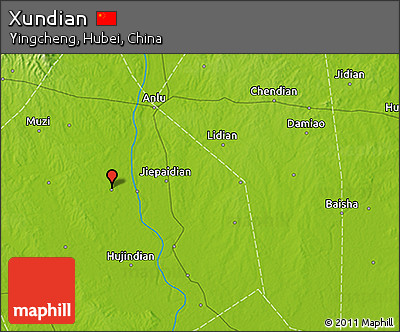 Physical 3D Map of Xundian