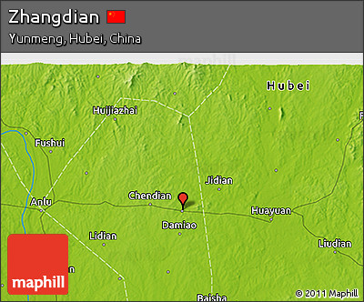 Physical 3D Map of Zhangdian