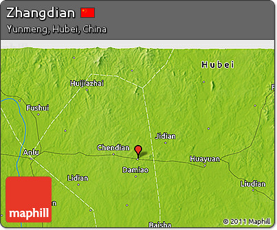 Physical 3D Map of Zhangdian