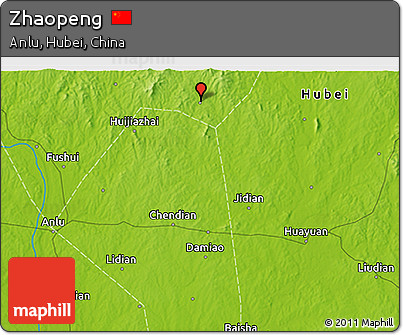 Physical 3D Map of Zhaopeng
