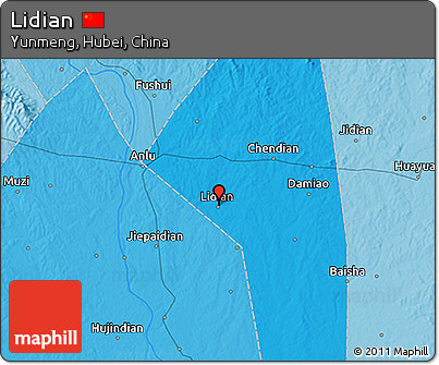 Political 3D Map of Lidian