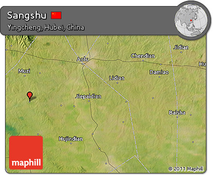 Satellite 3D Map of Sangshu
