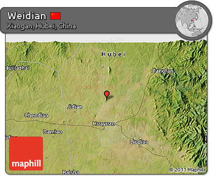 Satellite 3D Map of Weidian