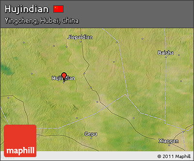 Satellite 3D Map of Hujindian