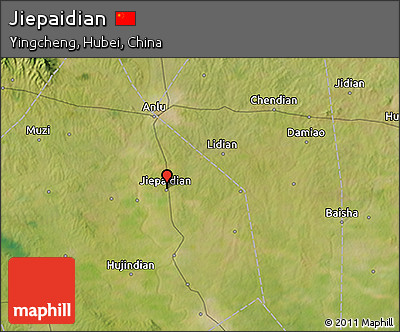 Satellite 3D Map of Jiepaidian