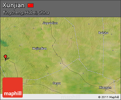 Satellite 3D Map of Xunjian