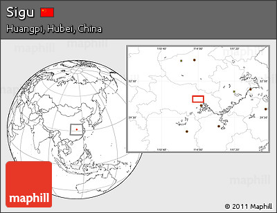 Blank Location Map of Sigu