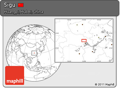 Blank Location Map of Sigu