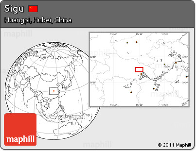 Blank Location Map of Sigu