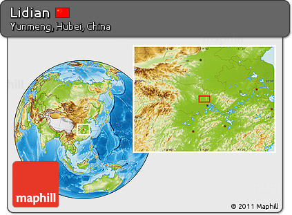 Physical Location Map of Lidian