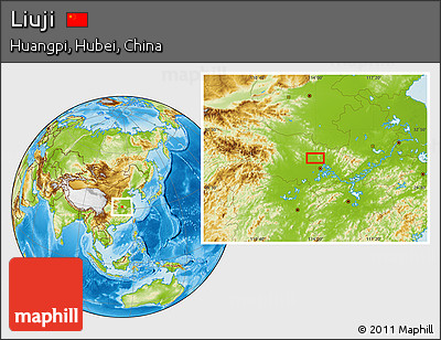 Physical Location Map of Liuji