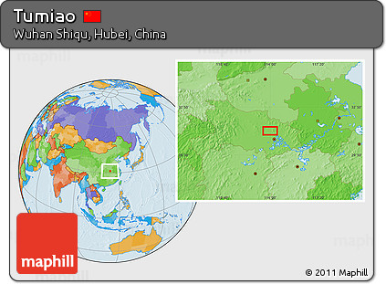 Political Location Map of Tumiao