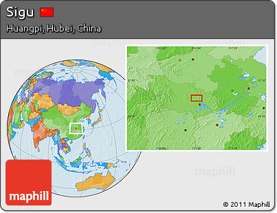 Political Location Map of Sigu