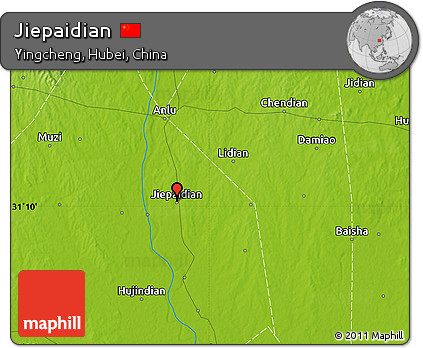 Physical Map of Jiepaidian