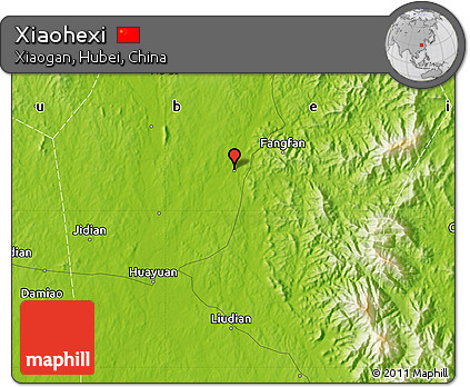 Physical Map of Xiaohexi