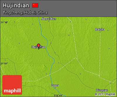 Physical Map of Hujindian