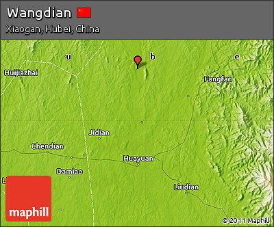 Physical Map of Wangdian