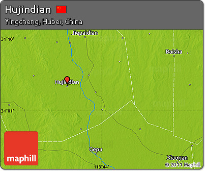 Physical Map of Hujindian