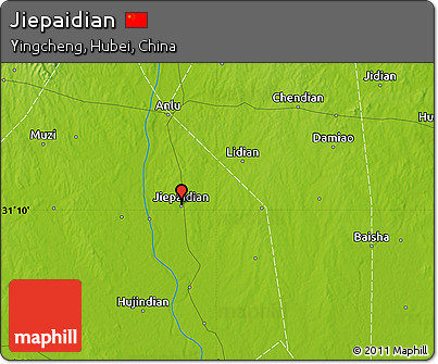 Physical Map of Jiepaidian